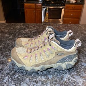 Oboz Sawtooth Women's B-Dry Hiking Shoes Waterproof Low Top Brown Size 6.5